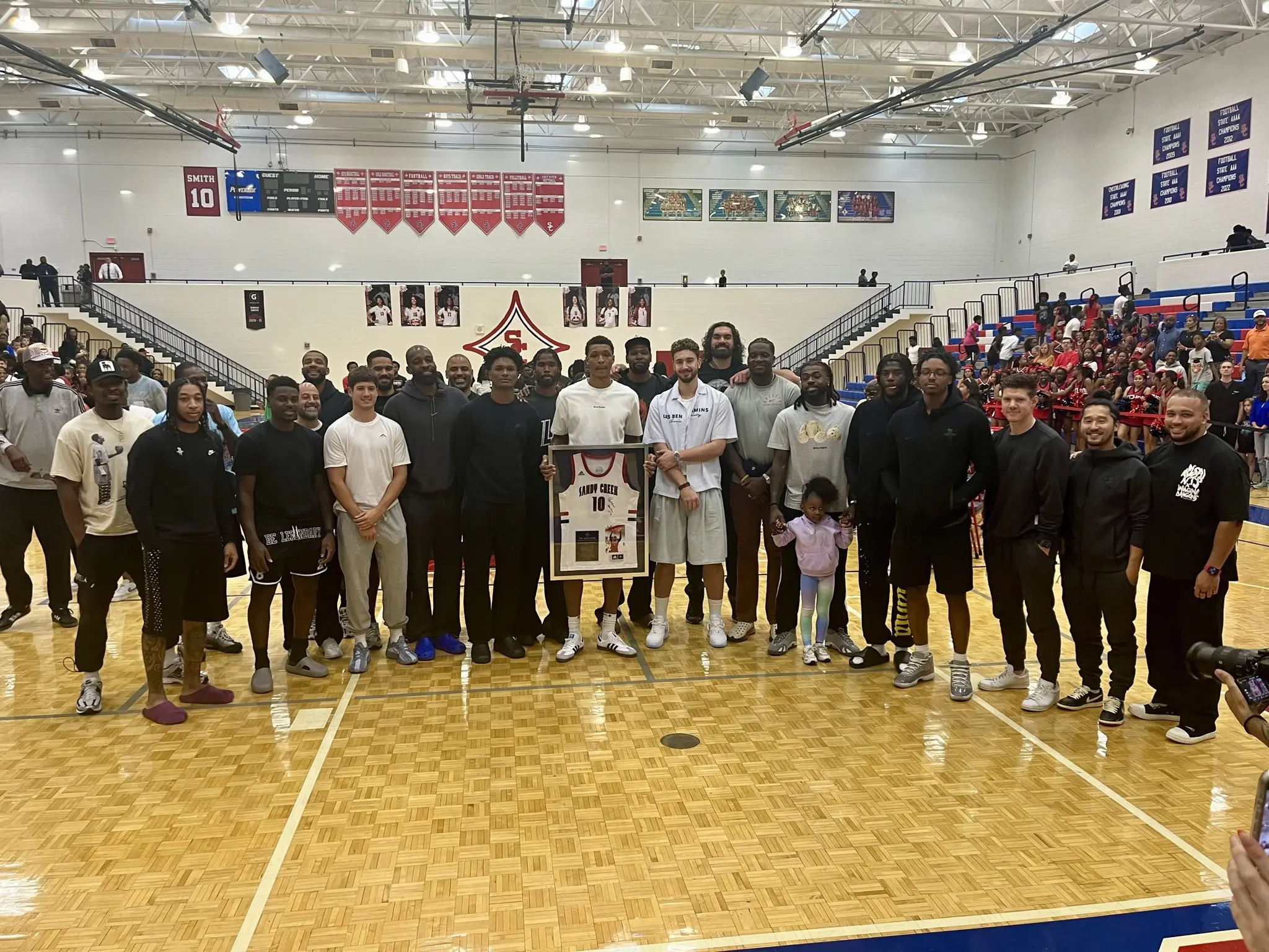 助攻, 火箭官方还, 高中时期